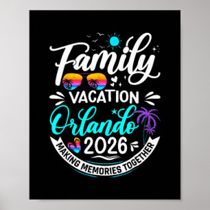 Póster Vacaciones Familiares en Orlando 2026 Playa Vacaci