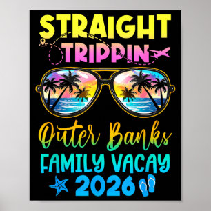 Póster Vacaciones familiares en Outer Banks 2026 Viaje re