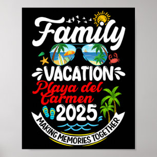 Póster Vacaciones familiares Playa Del Carmen 2025 Hacien