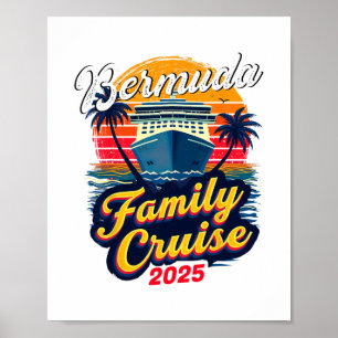 Póster Vacaciones Familiares Vacay Squad Crucero Familiar
