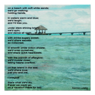 Póster Vacaciones para dos poemas