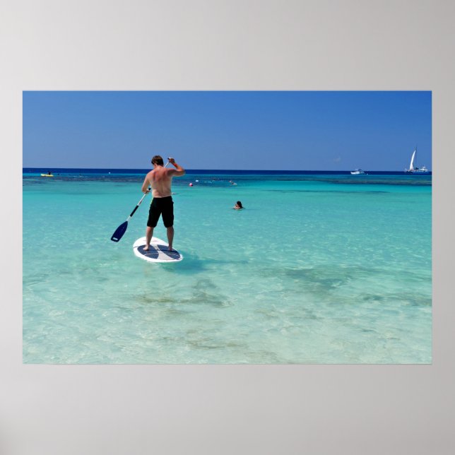 Póster Vacaciones tropicales (Frente)