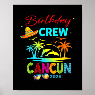 Póster Vacaciones Viaje Cumpleaños Chico México Cancun 20