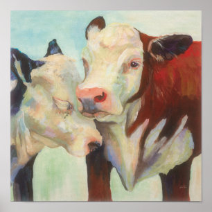 Póster Vacas enamoradas 2
