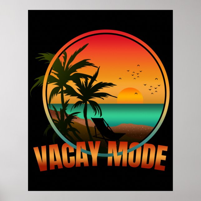PÓSTER VACAY MODE (Frente)