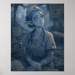 Póster Vacio / Enfermera / Hospital de Campaña