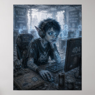 Póster Vacio / Jugador / Club de Internet