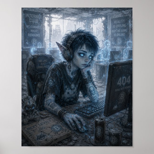 Póster Vacio / Jugador / Club de Internet (Frente)