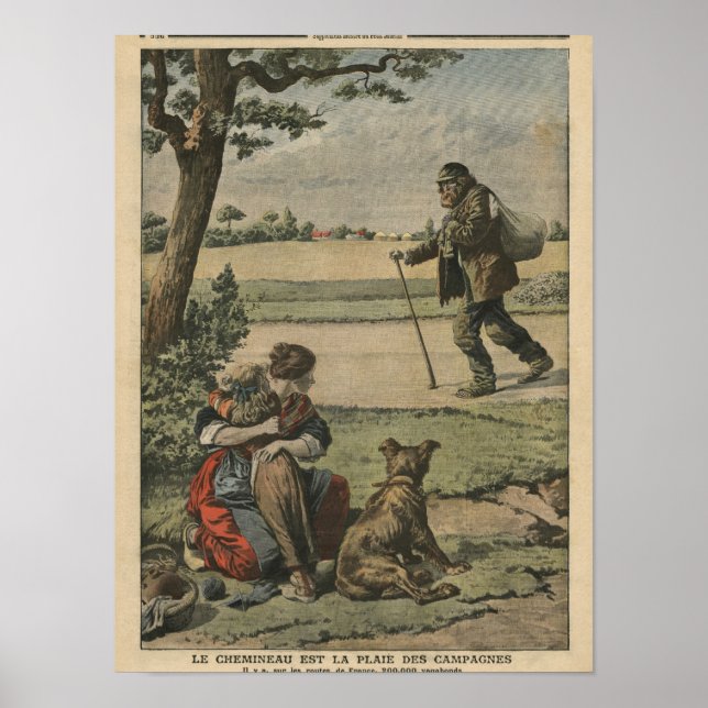 Póster Vagabond es una molestia para el campo (Frente)