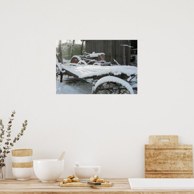 Póster Vagón de nieve (Cocina)