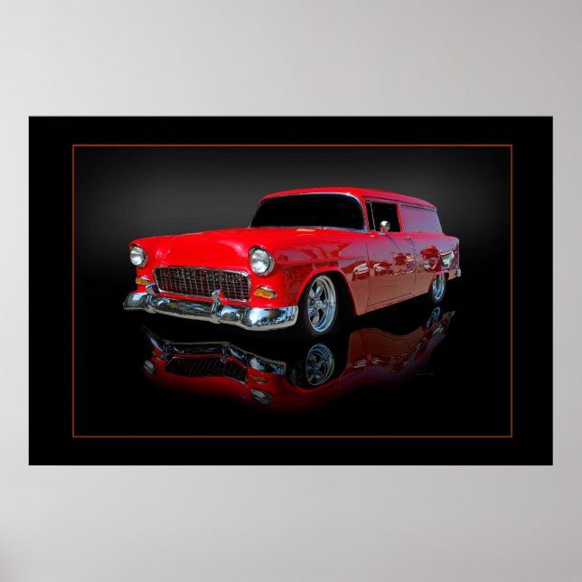 Póster Vagón de panel de 1955 (Frente)