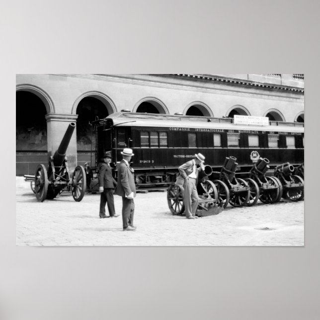 Póster Vagón ferroviario de Ferdinand Foch - Armisticio d (Frente)