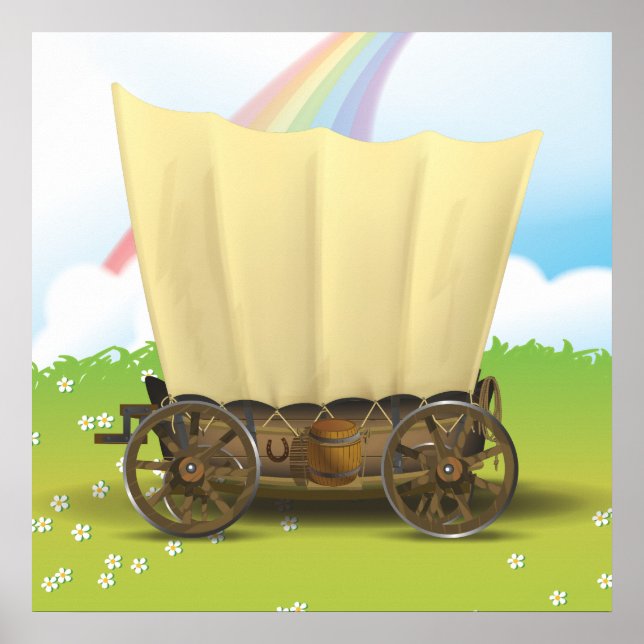 Póster Vagón Oeste (Frente)