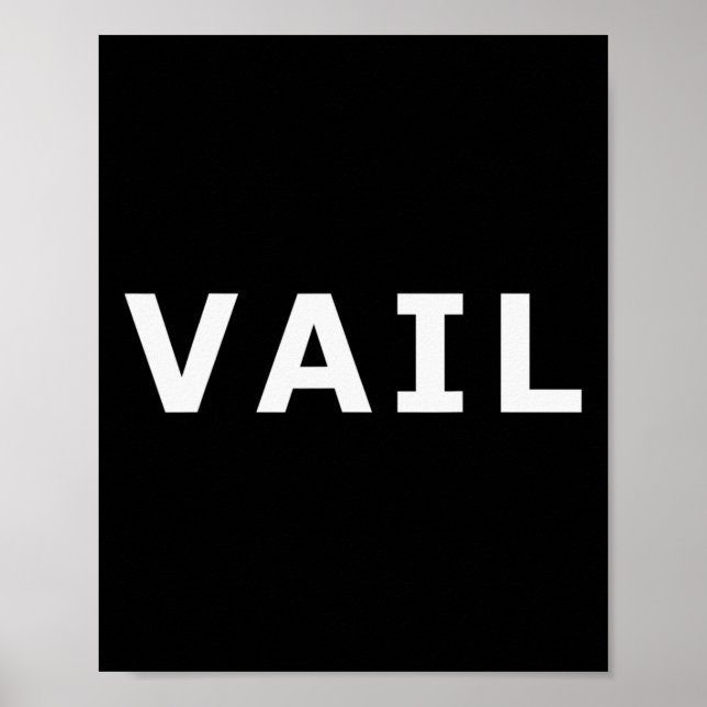Póster Vail, Colorado  (Frente)