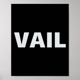 Póster Vail Colorado - Esquí Rocky Mountain Y Snowboar