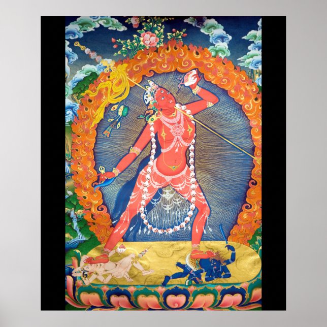 Póster Vajrayogini deidad budista tibetana (Frente)
