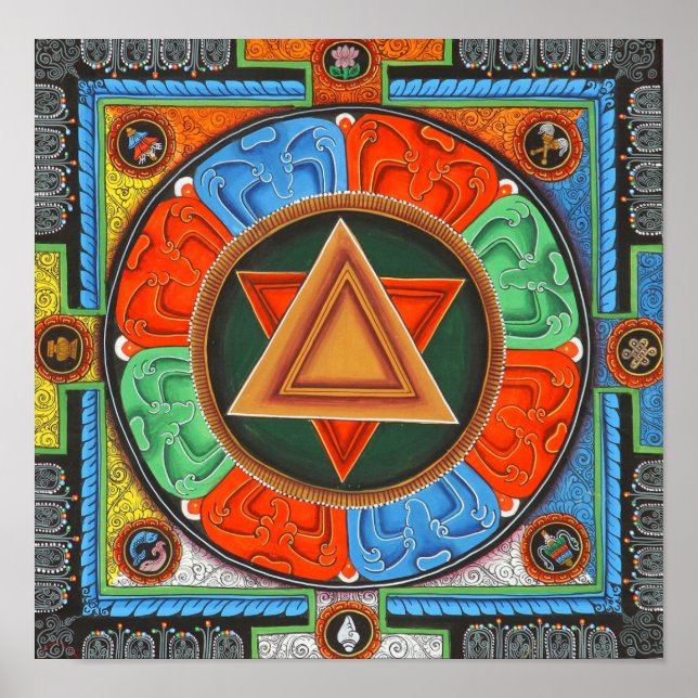 Póster Vajrayogini Mandala Poster (Frente)