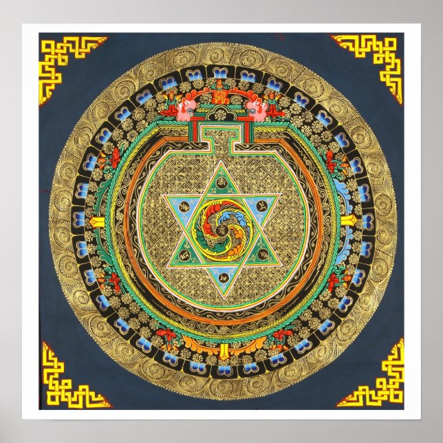 Póster Vajrayogini Mantra Mandala (Frente)