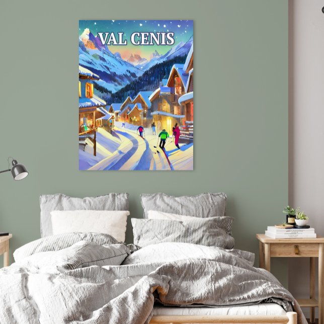 Póster Val Cenis : Émeraude des Alpes, Sérénité Hivernale (Subido por el creador)