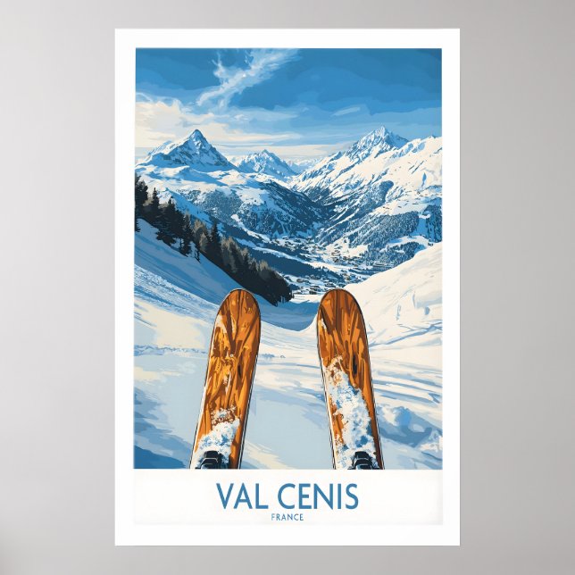 Póster Val Cenis Francia 1 (Frente)