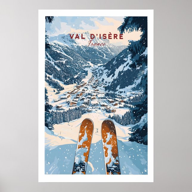 Póster Val disere Imprimir 1 (Frente)