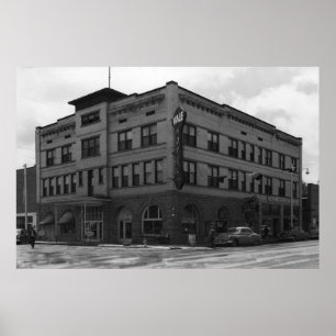 Póster Vale, Oregon View of Hotel Vale Photograph