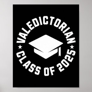 Póster Valedictorian Cl De 2025 Graduación