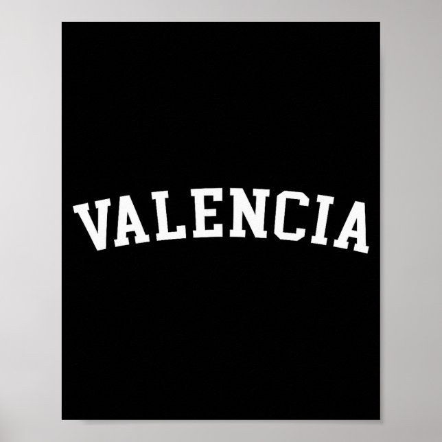 Póster Valencia  (Frente)