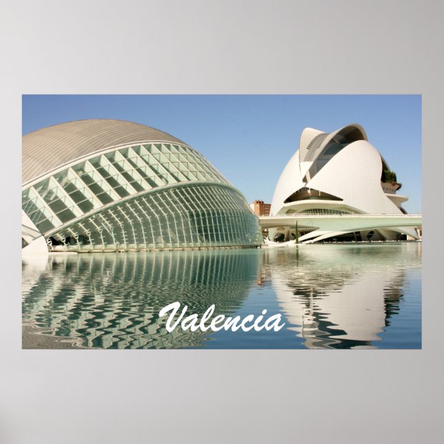 Póster Valencia Spain Print (Frente)