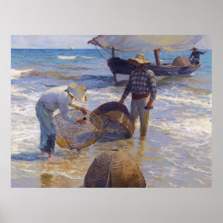 Póster Valencian Fisherman - Joaquín Sorolla