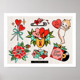 Póster Valentine Flash Poster