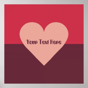 Póster Valentine Heart custom poster
