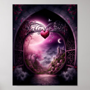 Póster Valentine Moonlight