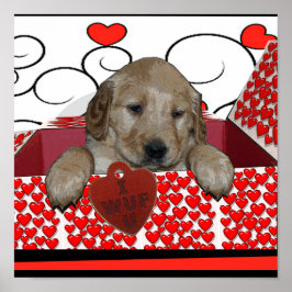 PÓSTER VALENTINE PUPPY - ¡TE QUERÍA! (TE AMO) POSTER
