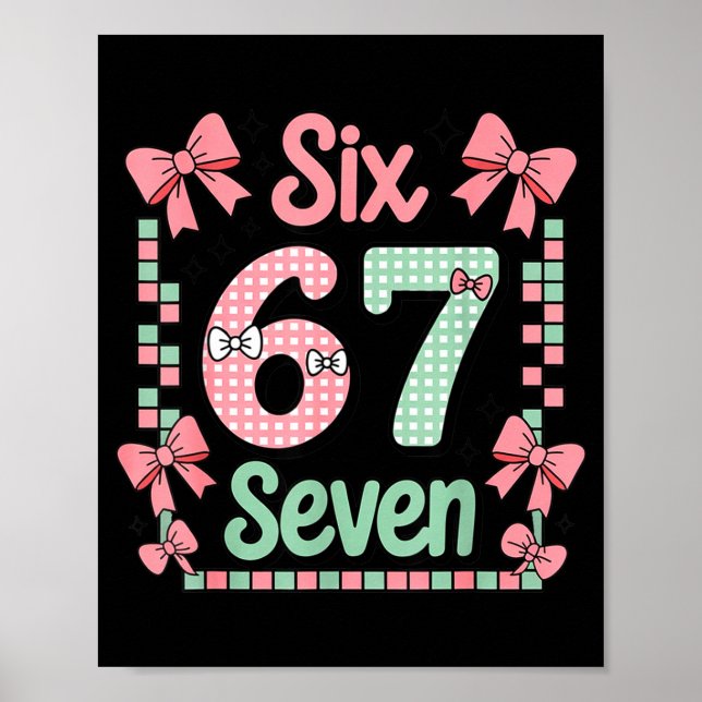 Póster Valentine’s Day 67 Meme Filled With Hearts Funny S (Frente)