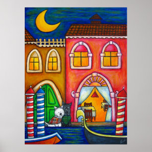 Póster Valentine Venecia de Lisa Lorenz