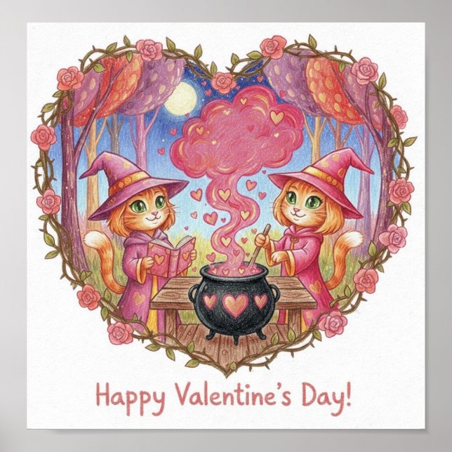 Póster ValentineLoveSpell (Frente)