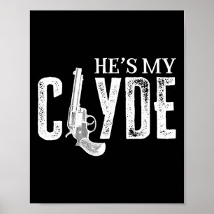 Póster Valentines Bonnie Clyde Coincidiendo Pareja Amor T