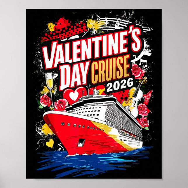 Póster Valentines Day Cruise 2026  (Frente)