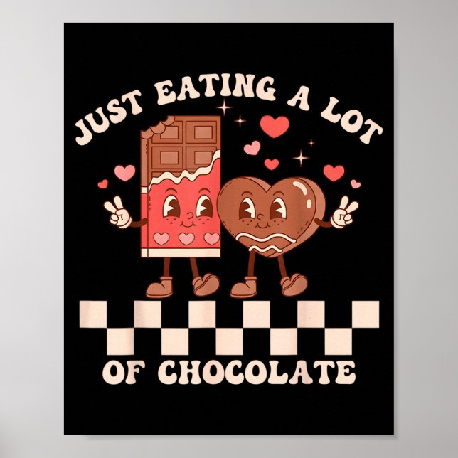 Póster Valentines Day Pregnancy Announcement Matching Cou (Frente)