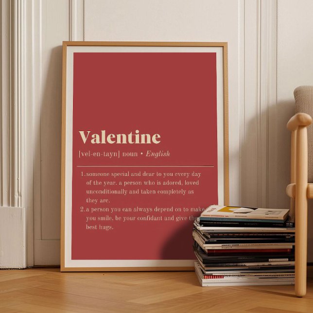 Póster Valentines Day Printable Valentine Definition Roma (Subido por el creador)