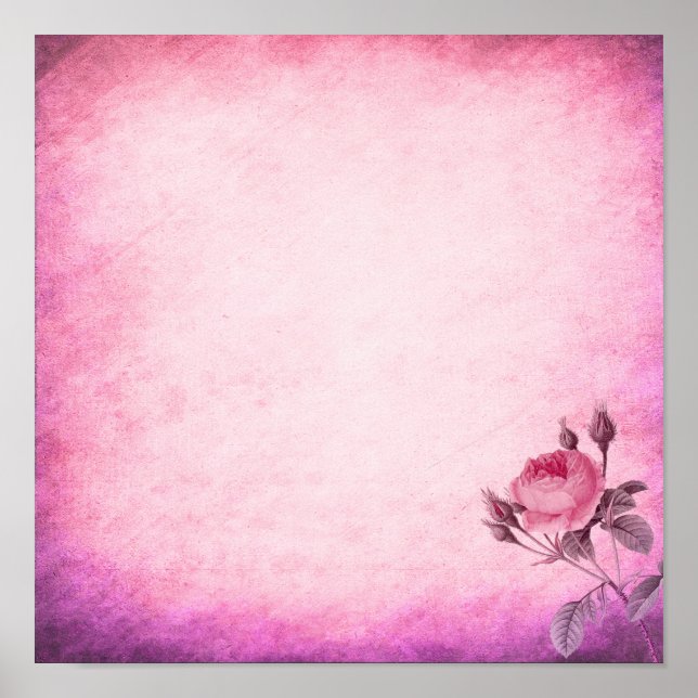 Póster Valentine's day Rose (Frente)