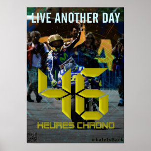 Póster valentino rossi, leyenda de moto gp, el doctor 46,