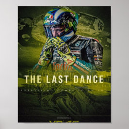 Póster valentino rossi, leyenda de moto gp, el doctor 46,