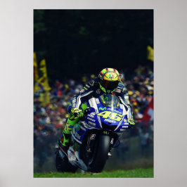 Póster valentino rossi, leyenda de moto gp, el doctor 46,