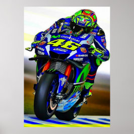 Póster valentino rossi, moto gp legend, the doctor 46,