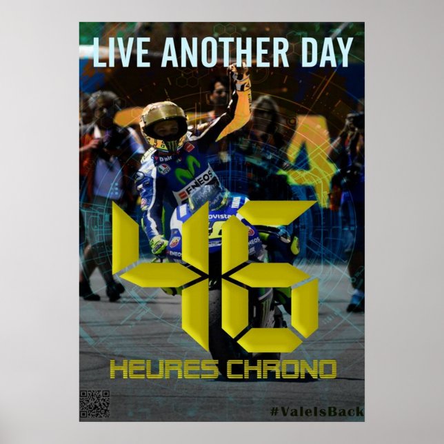 Póster valentino rossi, moto gp legend, the doctor 46, ro (Frente)