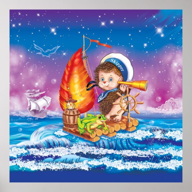 Póster Valiente marinero (Frente)