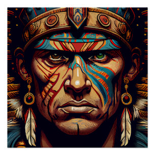 Póster Valiente y audaz: Surge guerrero azteca