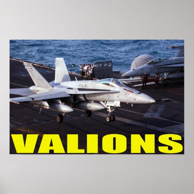 Póster Valions VFA-15 (Frente)